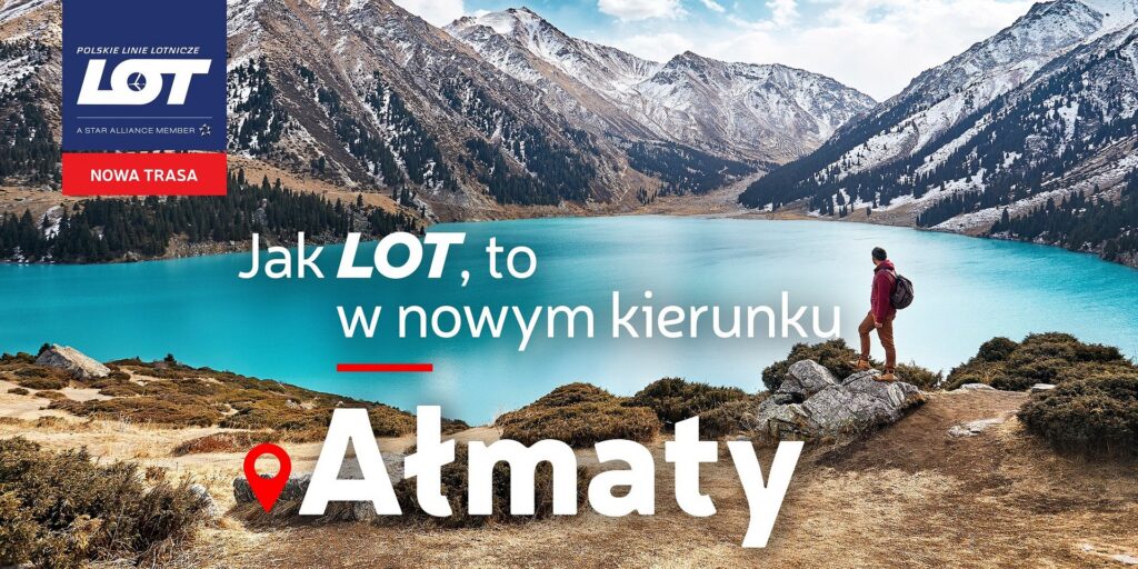 LOT poleci do Almaty